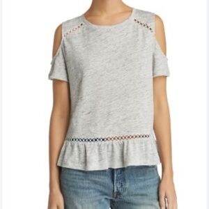 Generation Love
Kendi Lace-Inset Cold-Shoulder Tee